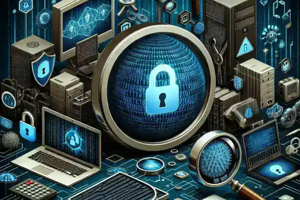 Alt text: "Herramientas avanzadas para detectar patrones de uso anómalos en APIs, ilustración de la guía completa sobre seguridad digital."