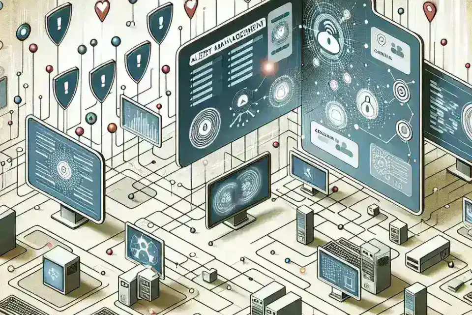 "Imagen de herramientas de gestión inteligente de alertas utilizadas para optimizar la supervisión y respuesta en tiempo real, destacando interfaces de usuario y análisis de datos en un entorno tecnológico."